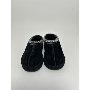 UGG Tasman Toddler Black Suede Slip On Slippers Shoes Size 7 112239T